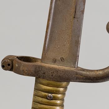 Two second half of the 19th century bayonets, one from France.