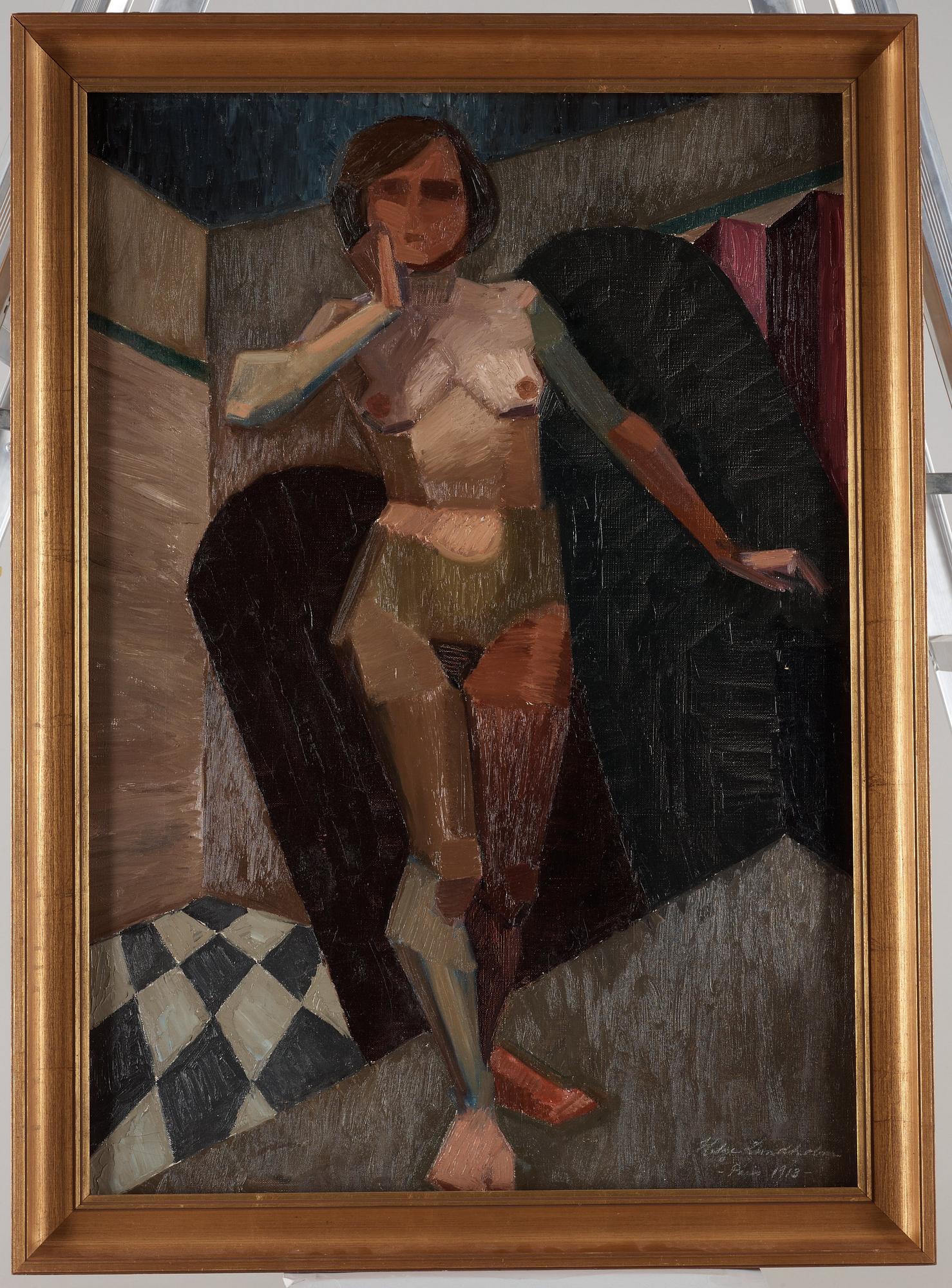 Helge Lundholm, Cubist model.