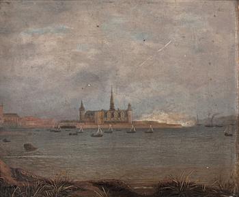 886. Adolph Tidemand, Kronborg Castle.