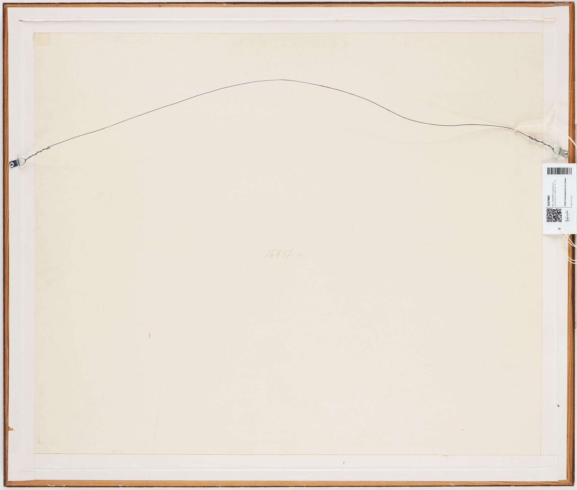 ROJ FRIBERG, mixed media. Signed and dated -76.