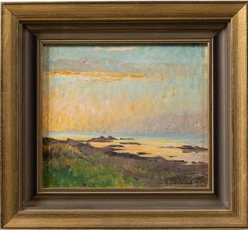 Emilia Lönblad, Coastal scene, possibly Arild.