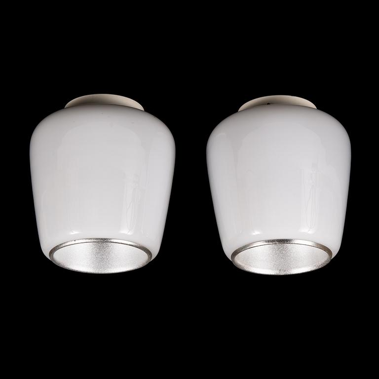 Lisa Johansson-Pape, a pair of 1950's '70-001' ceiling lights for Orno.