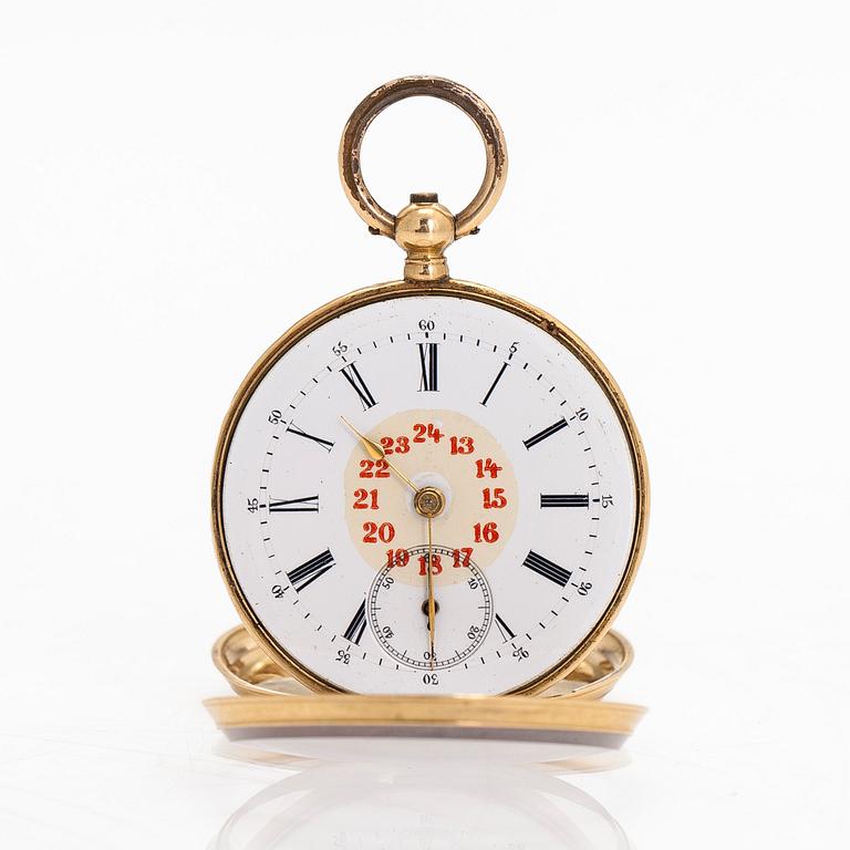 Pocket watch, 36.5 mm.