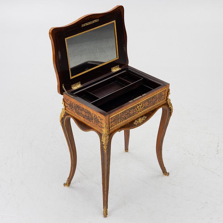 Sewing table, Louis XV style, early 20th century.