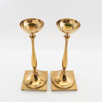 Gunnar Ander,  ljusstakar 1 par Ystad Metall.