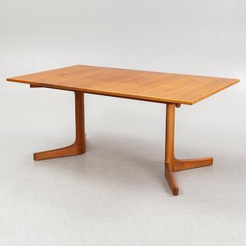 Karl Erik Ekselius, a dining table and six chairs, JOC, Vetlanda, Sweden, 1960's.