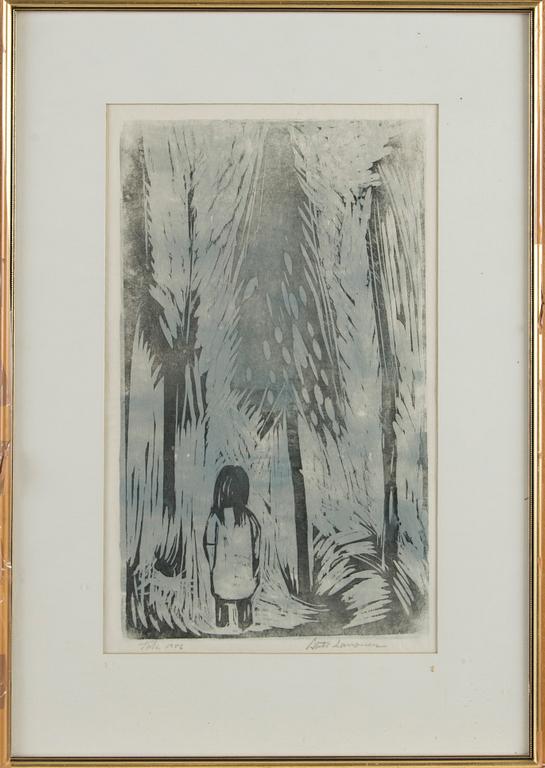 Ahti Lavonen, Girl in the woods.