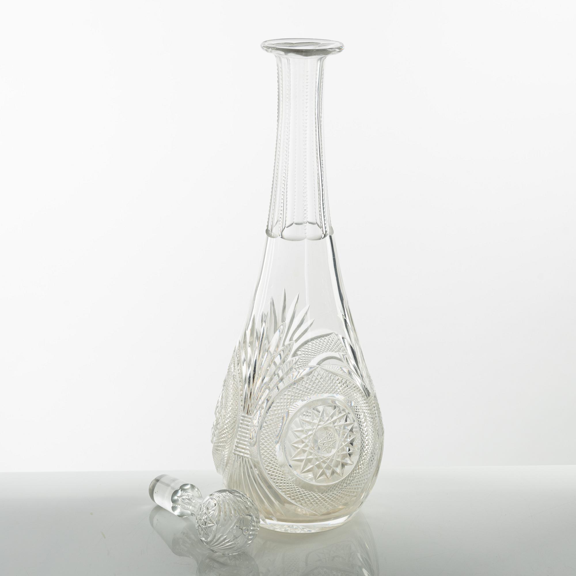 A 95-piece glass service, Riihimäen Lasi, Finland.