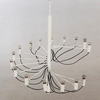Ceiling lamp, metal, Probably Germany, 1970s-80s.