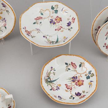 A part 'Devon Rose' dinner and coffee/teaservice, England, Wedgwood, designed 1971-1991 (68 pieces).
