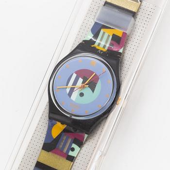 Swatch, Gold Inlay, wristwatch, 34 mm.