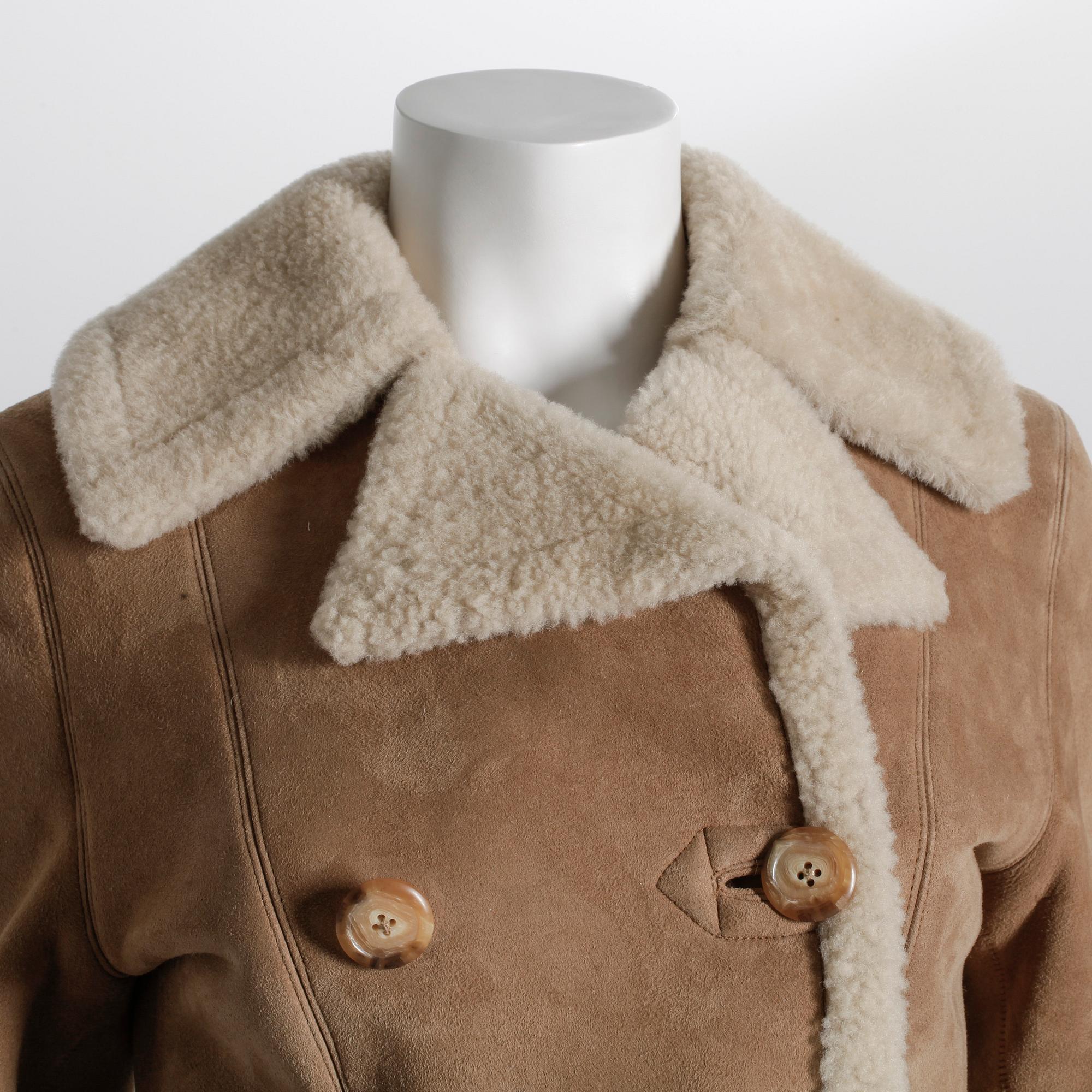 FÅRSKINNJACKA, Ralph Lauren, storlek 4.