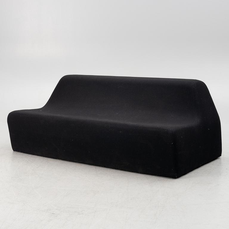 A contemporary sofa.