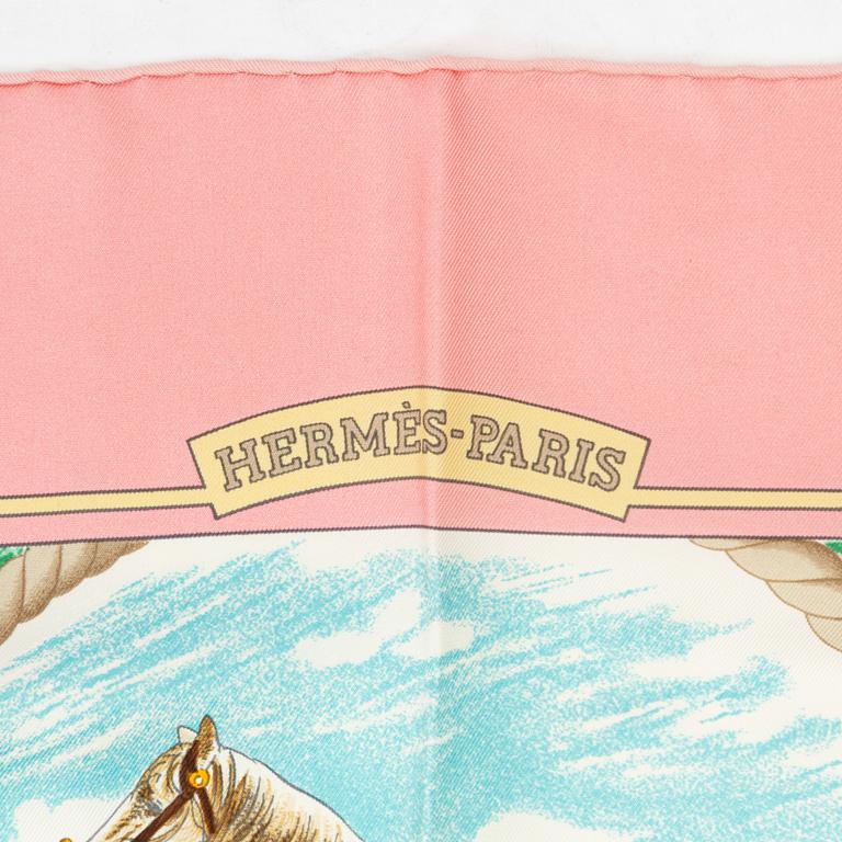 Hermès, scarf, "Auteuil en Mai",