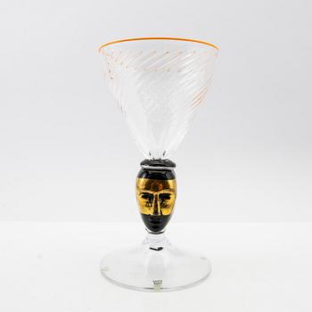 Bertil Vallien, Trophy, "Head first", limited edition, Kosta Boda.
