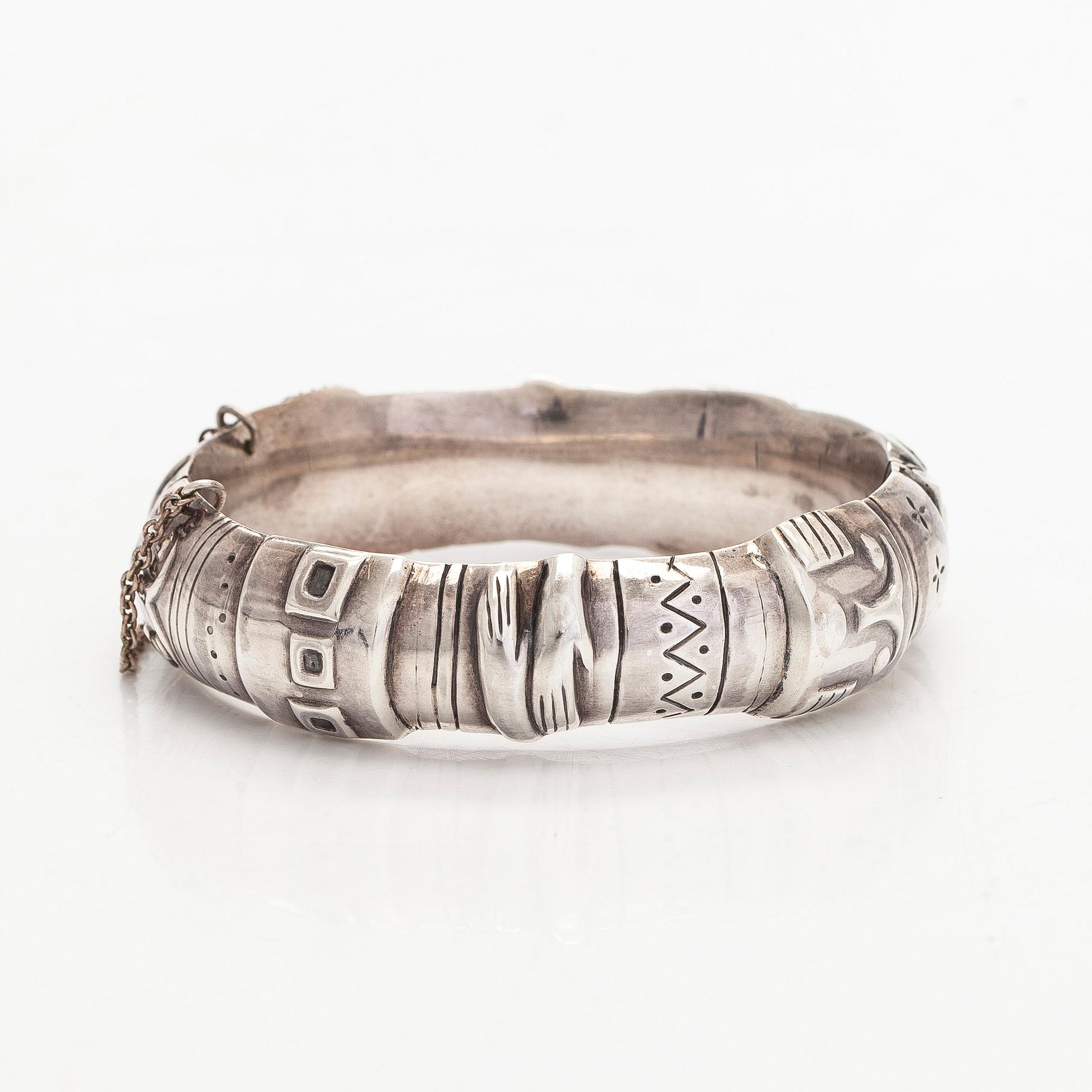 Silver bangle, Tillander, Helsinki 1960.