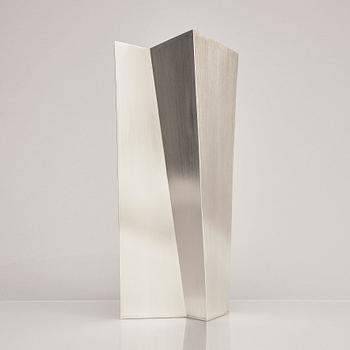 Rolf Lindståhl, a sterling silver vase, Stockholm 2008.