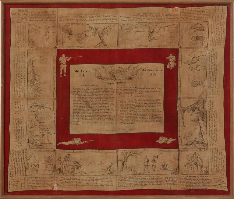 MILITÄRDUK, Sverige, omkring 1900.