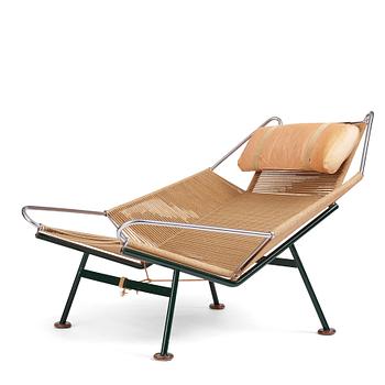 378. Hans J. Wegner, "Flag Halyard / Snørestolen", easy chair, Getama, Denmark, reportedly 1950s.