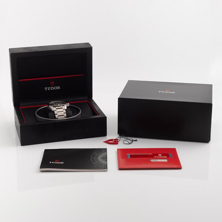 Tudor, Grantour, chronograph, wristwatch, 42 mm.