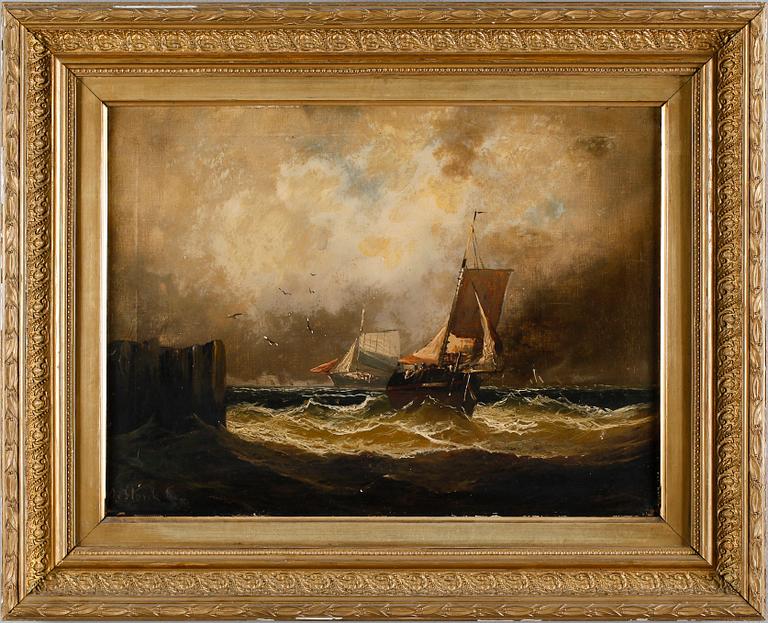 OKÄND KONSTNÄR, olja på duk, signerad A Storck fec, 1800-tal.