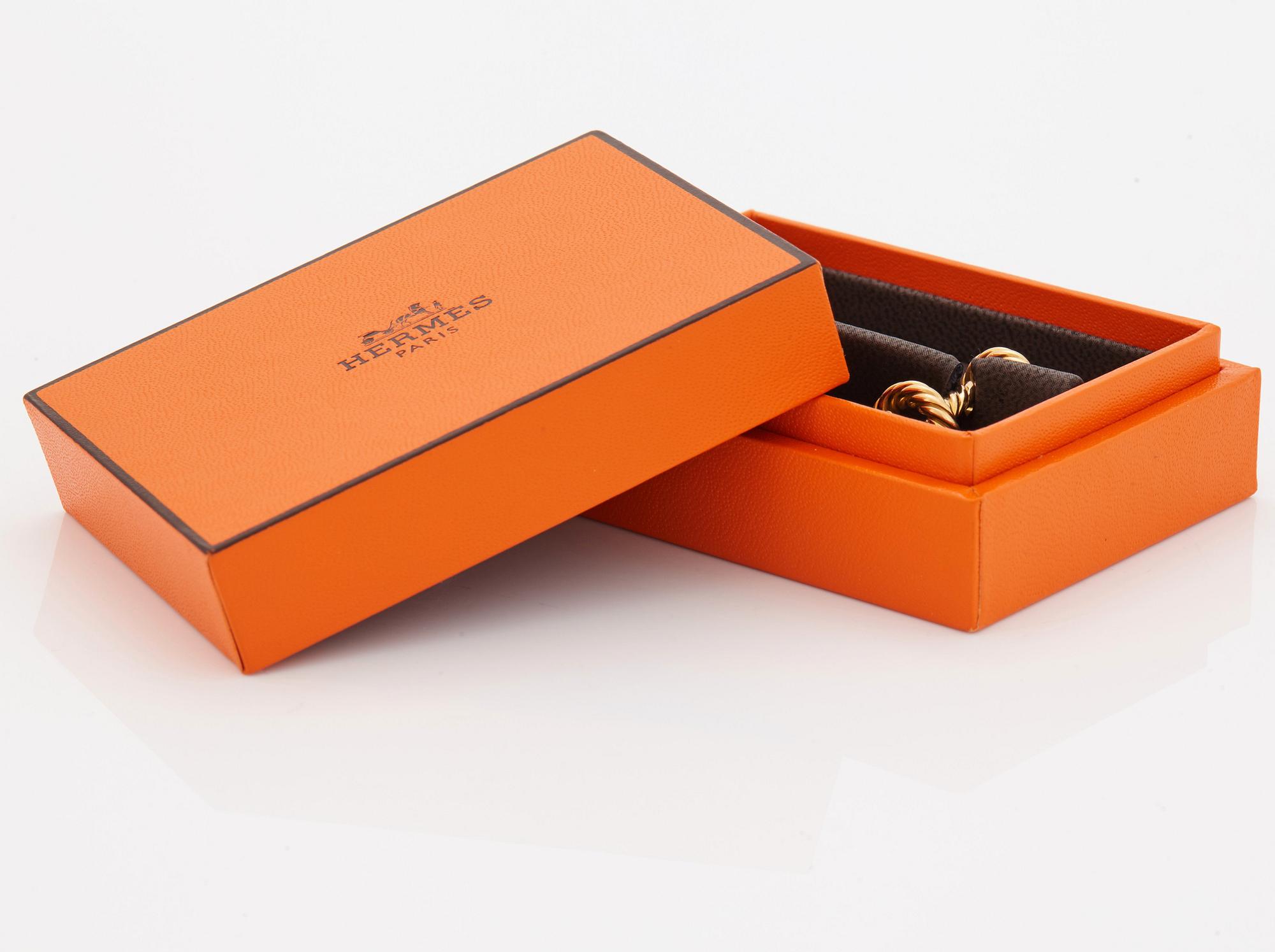 A pair of 1950/60's 'Cordage Noued' cuff-links by Hermès.