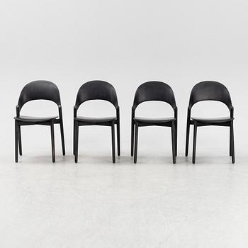 A set of four 'Sana' chairs by Monica Förster for Zanat, 2018.