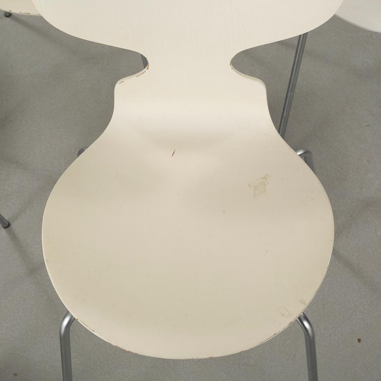 ARNE JACOBSEN, stolar, 6 st, "Myran", Fritz Hansen, 1970.