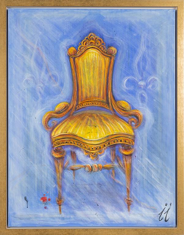 Ingbritt Irene Lagerberg, 'Golden chair'.