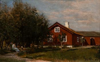 BERNDT LINDHOLM, EFTERMIDDAGSSTUND I SKUGGAN.