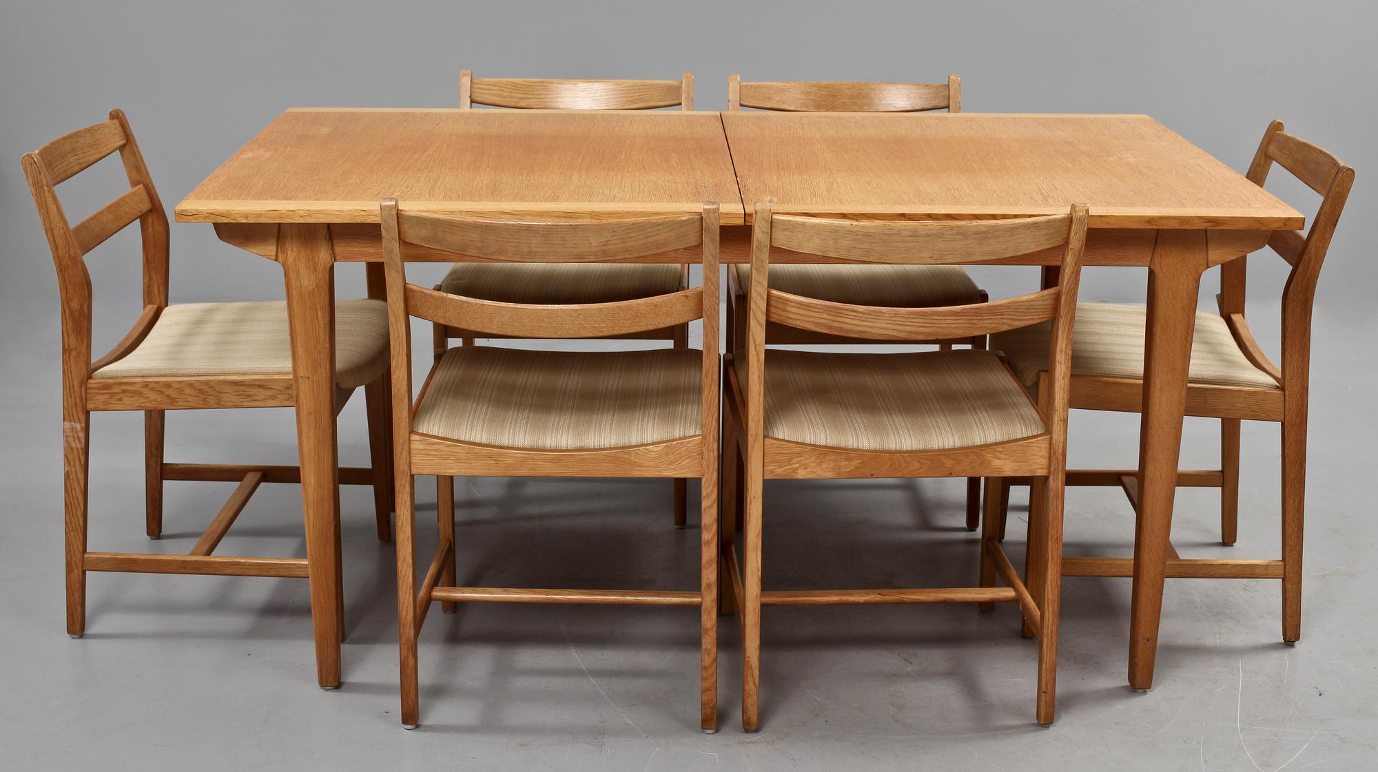 MATGRUPP, 7 delar, "Ulvö", Erik Wørts för Ikea , 1960-tal.