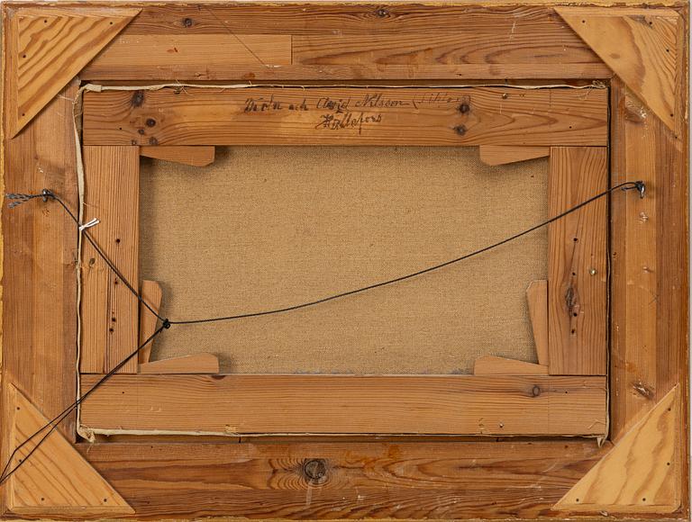 Axel Borg, Älg vid skogssjö.