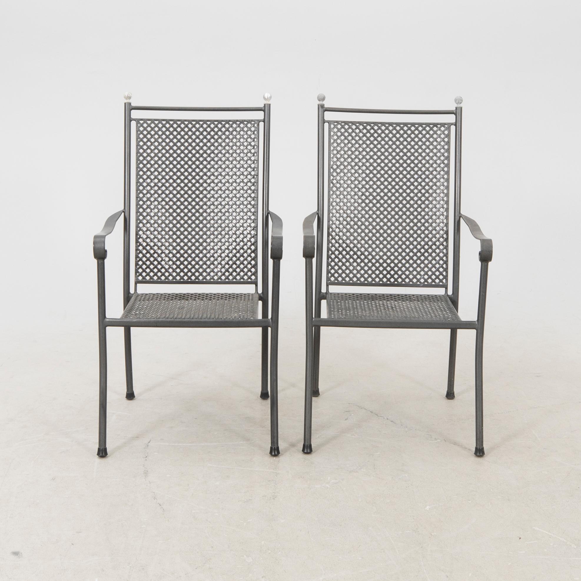 Trädgårdsmöbel 11 dlr Royal Garden sent 1900-tal,metall.