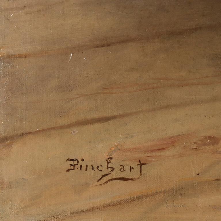 AUGUSTE EMILE PINCHART, duk, signerad Pinchart.