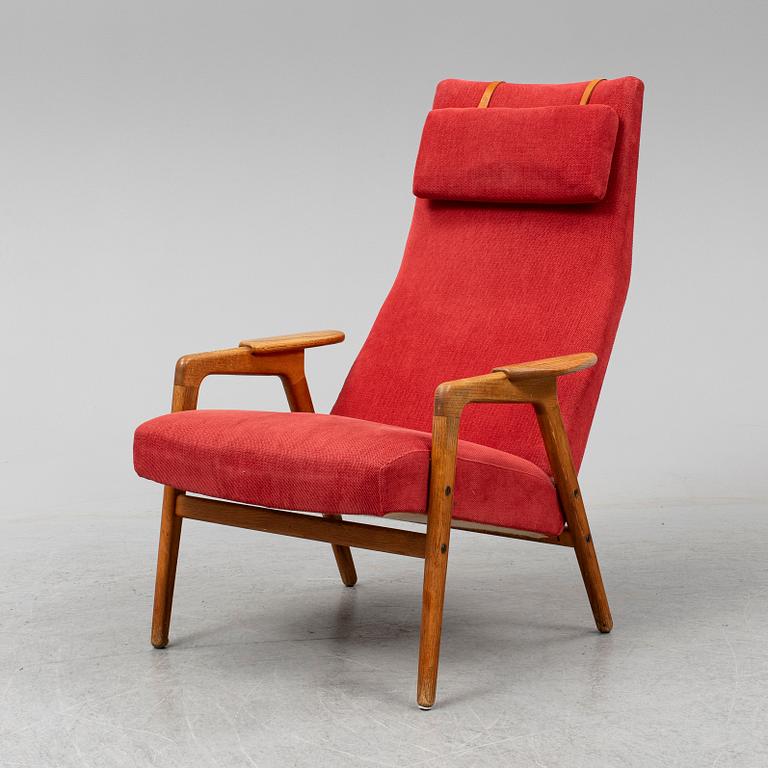 YNGVE EKSTRÖM, fåtölj "Ruster", 1950/60-tal.