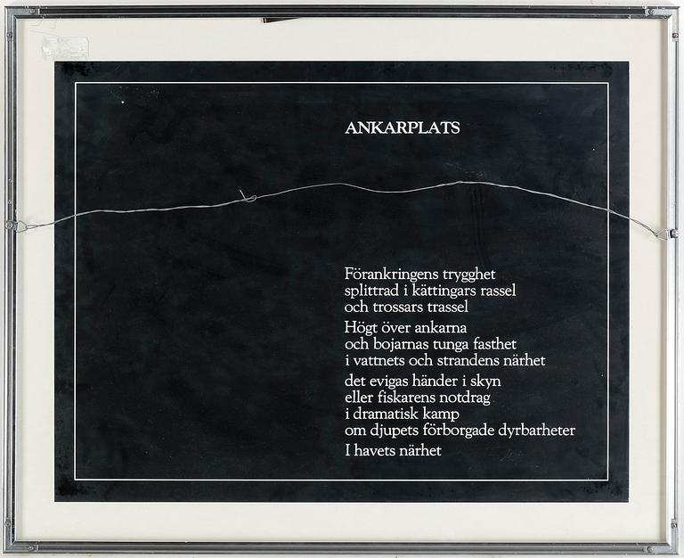 AXEL OLSON, litografi, signerad numrerad 214/260.