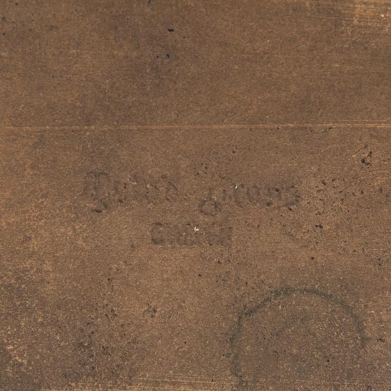 Stig Blomberg, Sculpture "The Leisure Girl" bronze, Ystad-Bronze.