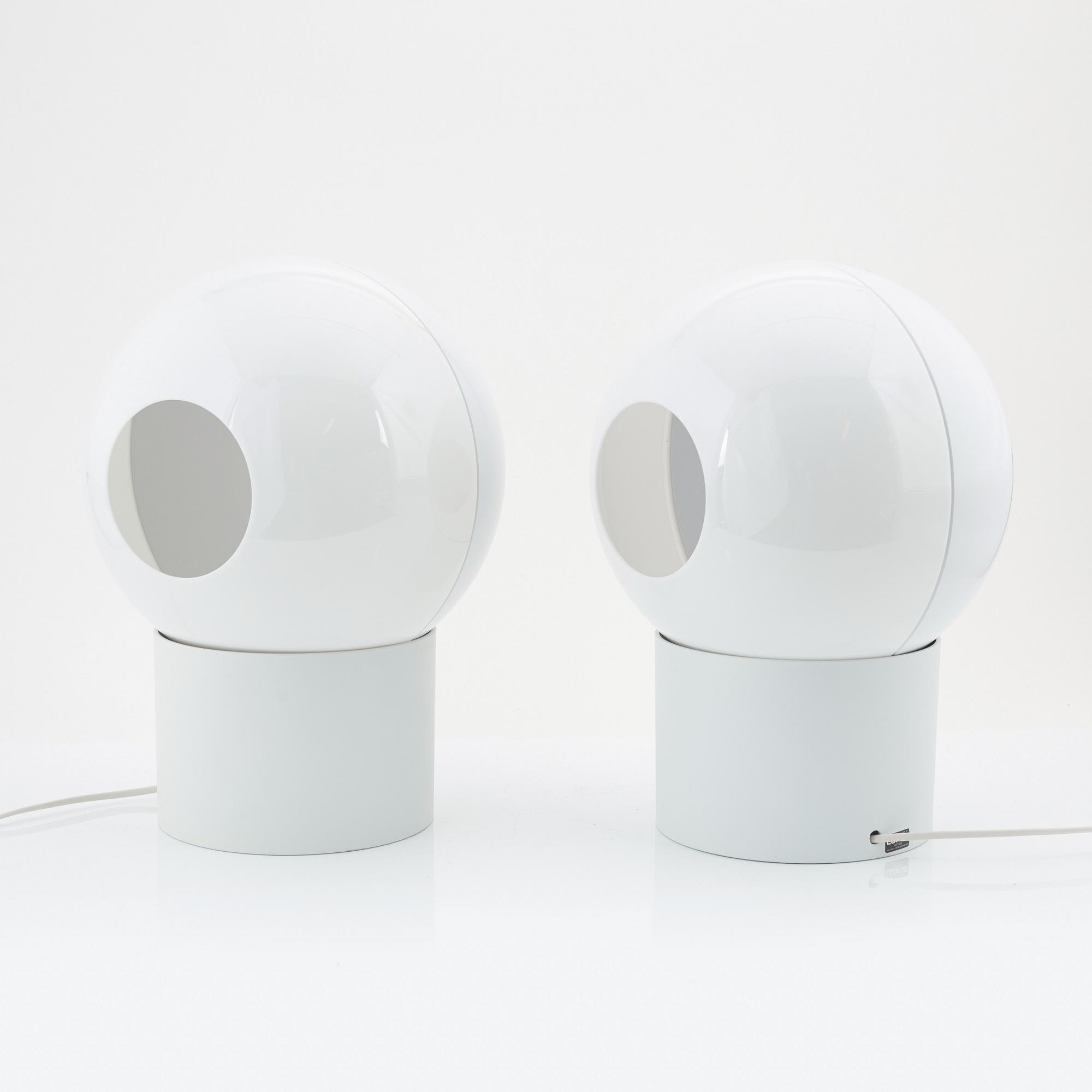 Uno & Östen Kristiansson, a pair of plastic Luno'/ Nr 1241, Luxus, Vittsjö, Sweden.