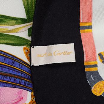 Cartier, scarf.