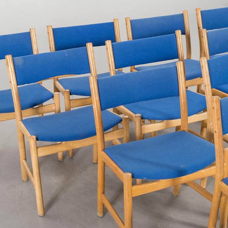 10 HANS J WEGNER CHAIRS, CH51, Denmark.