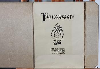 ENGSTRÖM, ALBERT, 4 st, litografier, sign.