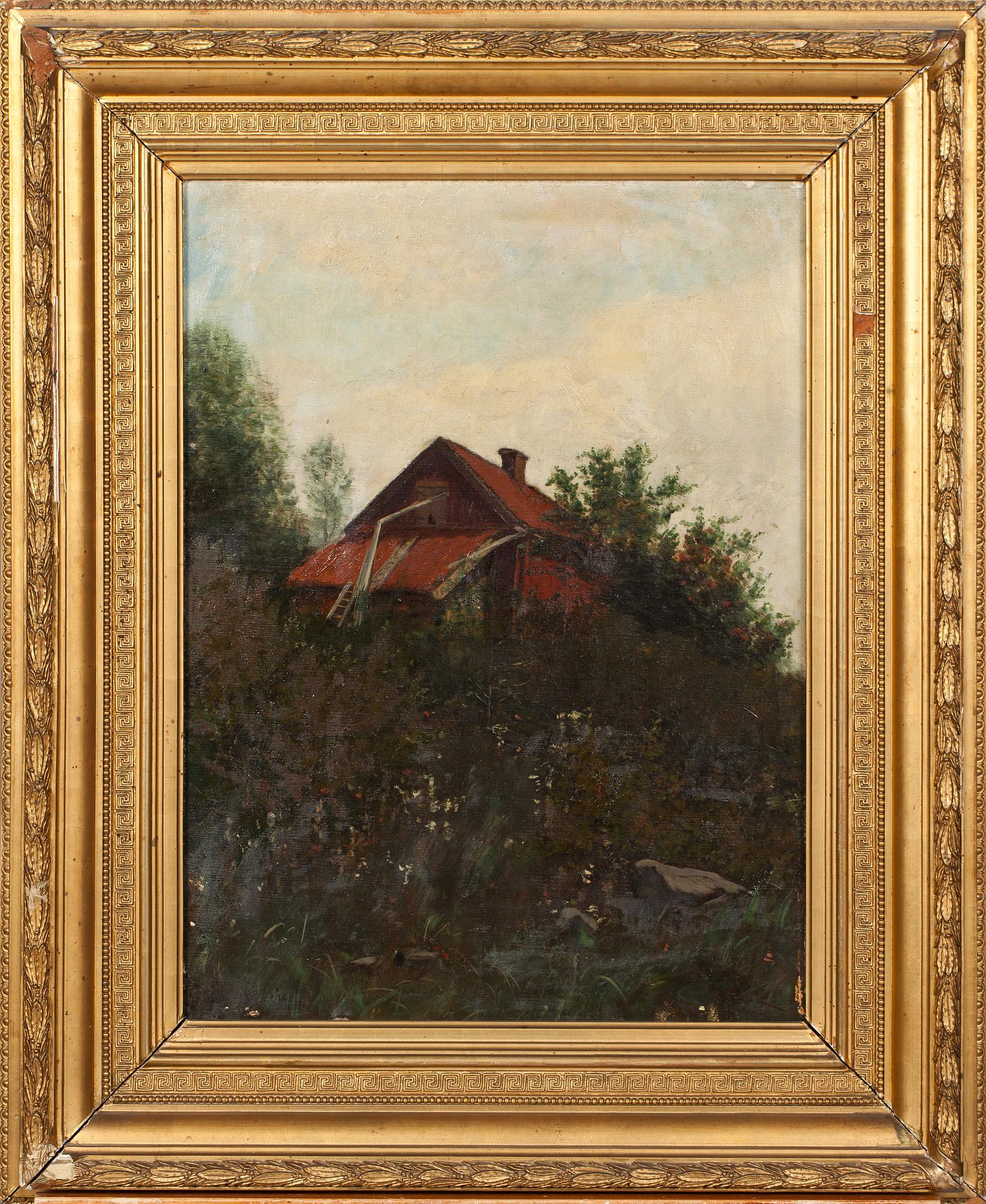 OSCAR TÖRNÅ, olja på duk, sign och dat -89.