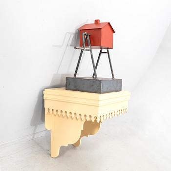 Peter Johansson, Skulptur, "Stuga", 2022.