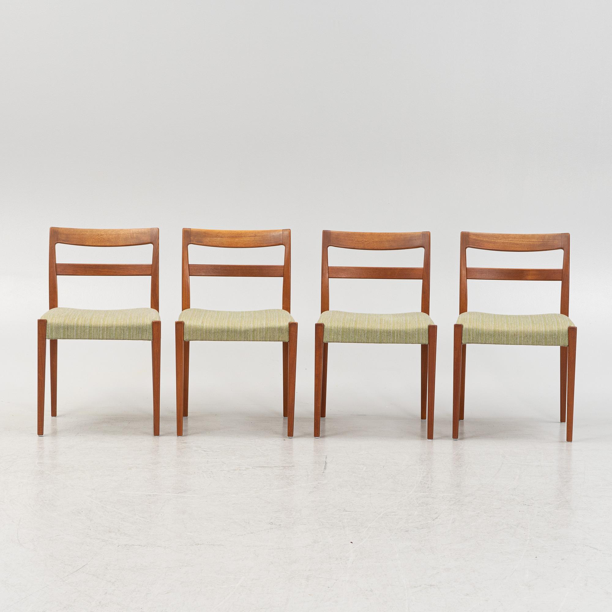Nils Jonsson, four 'Garmi' chairs, Troeds, Sweden, 1960's.