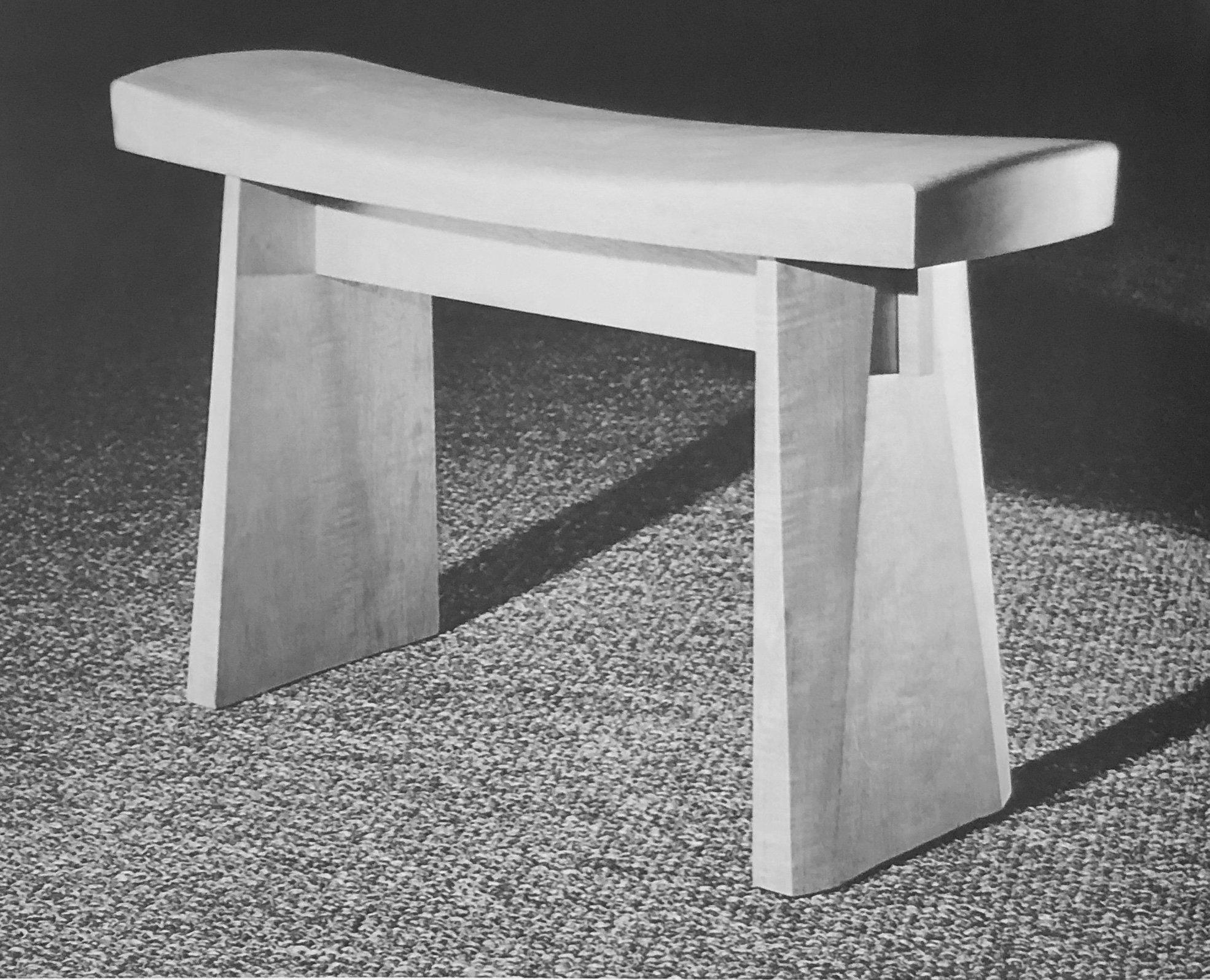 HANS KEMPE & LARS-ERIK LJUNGLÖF, a stool, "HI 8", executed by cabinet maker David Sjölinder for  The HI-group in 1960.