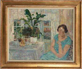 Eric Hallström, "Kvinna vid fönster".