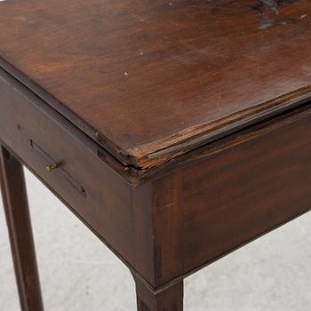 Gaming table, late Gustavian, circa 1800.