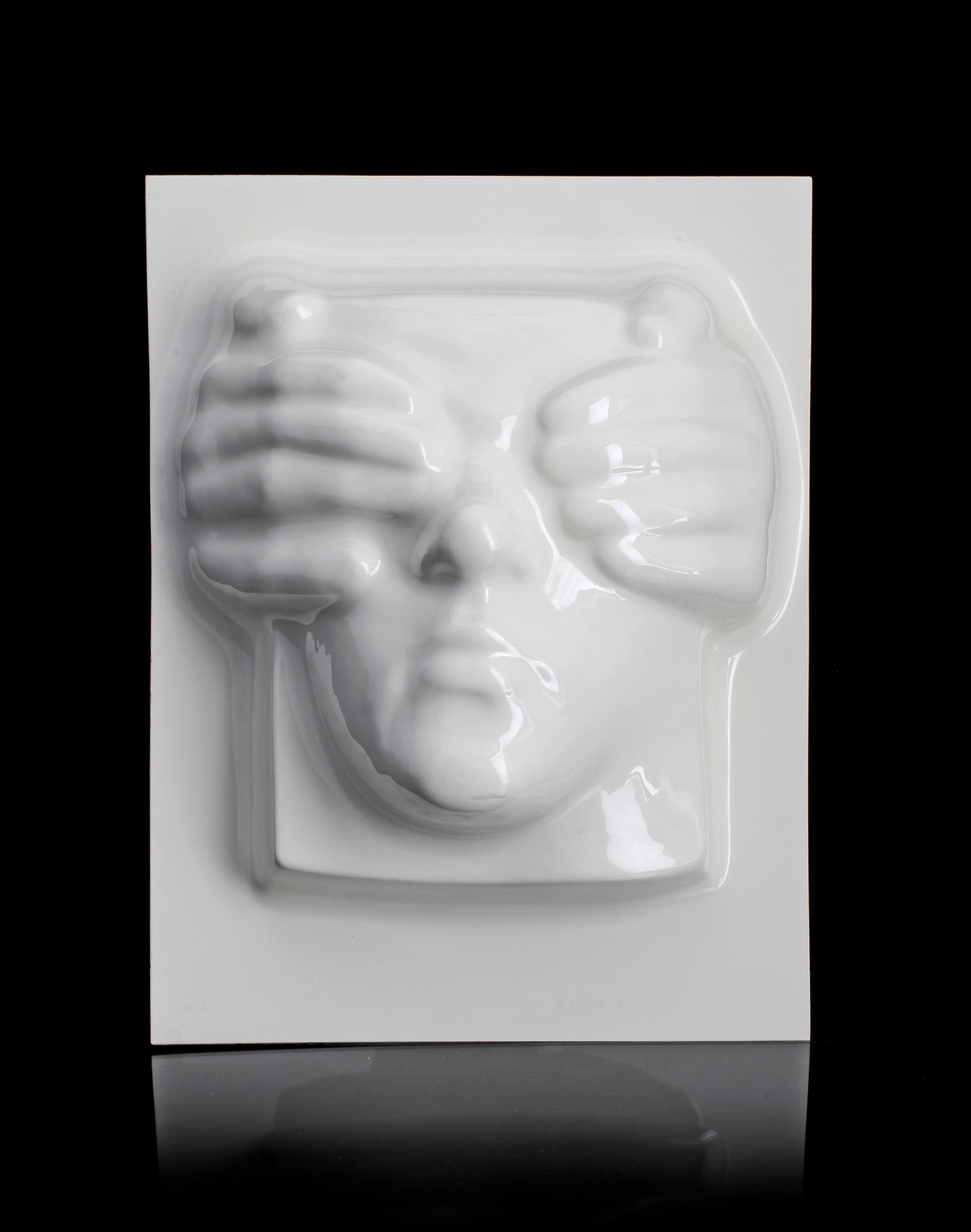 BARBRO BÄCKSTRÖM. Relief, plast, sign o numr o dat 1973.
