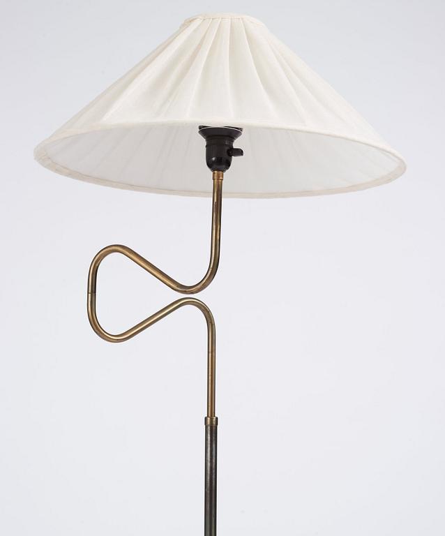 Harald Notini, a floor lamp, model '15413', Arvid Böhlmarks Lampfabrik, Sweden, 1940-50s.