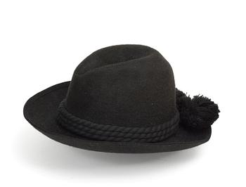 A black hat by Hermès.